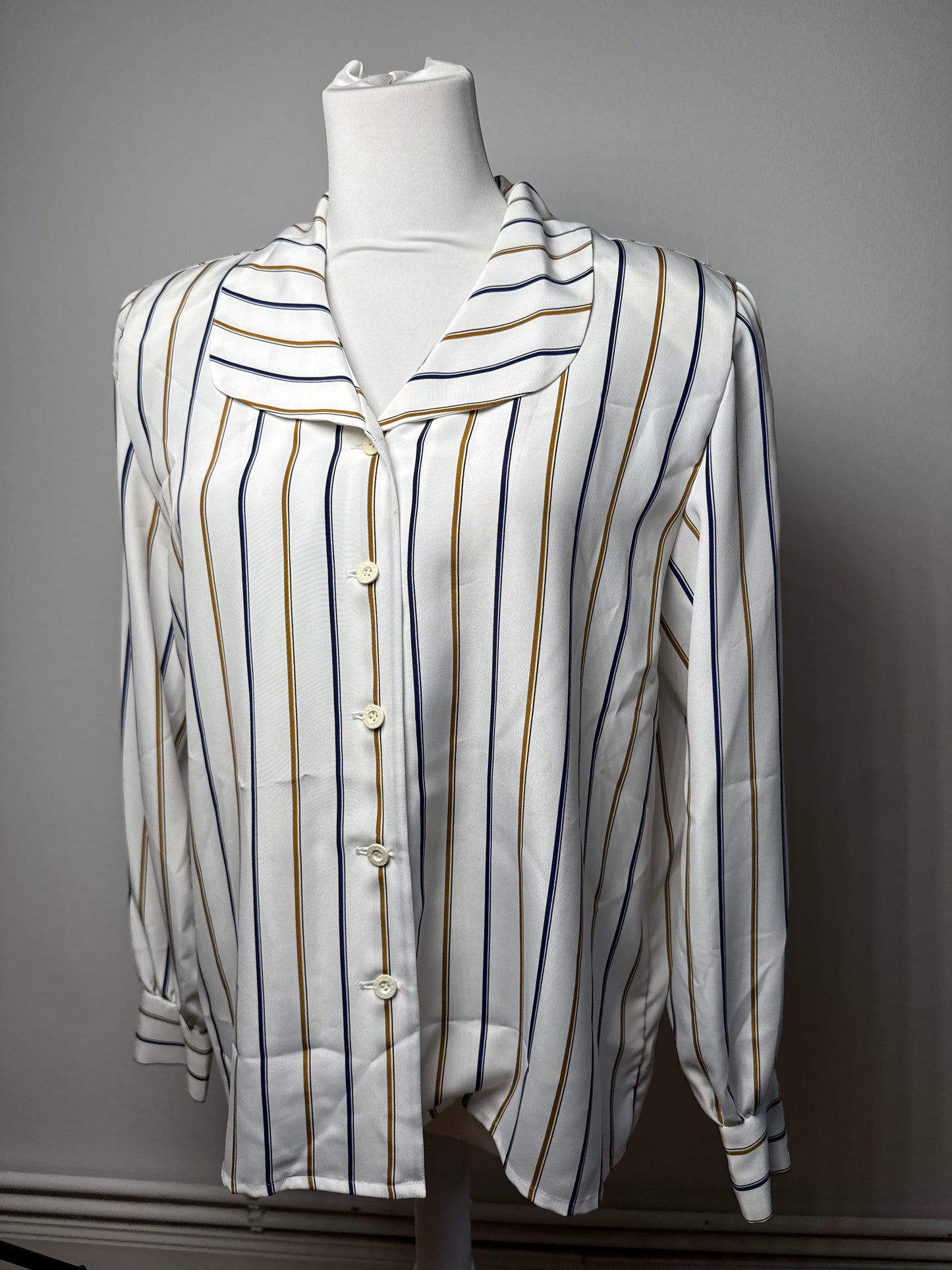 Vintage Balenciaga Striped Shirt M