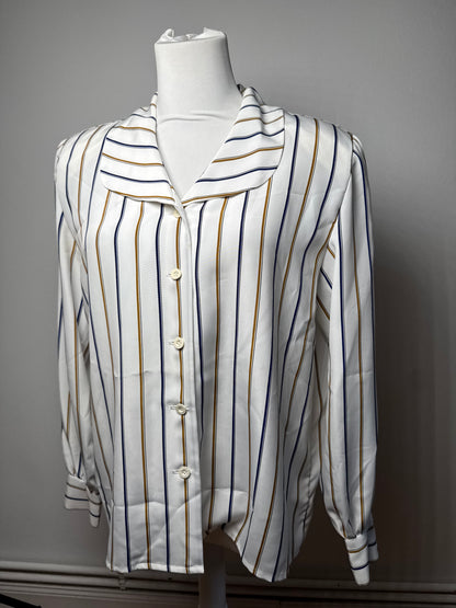 Vintage Balenciaga Striped Shirt M