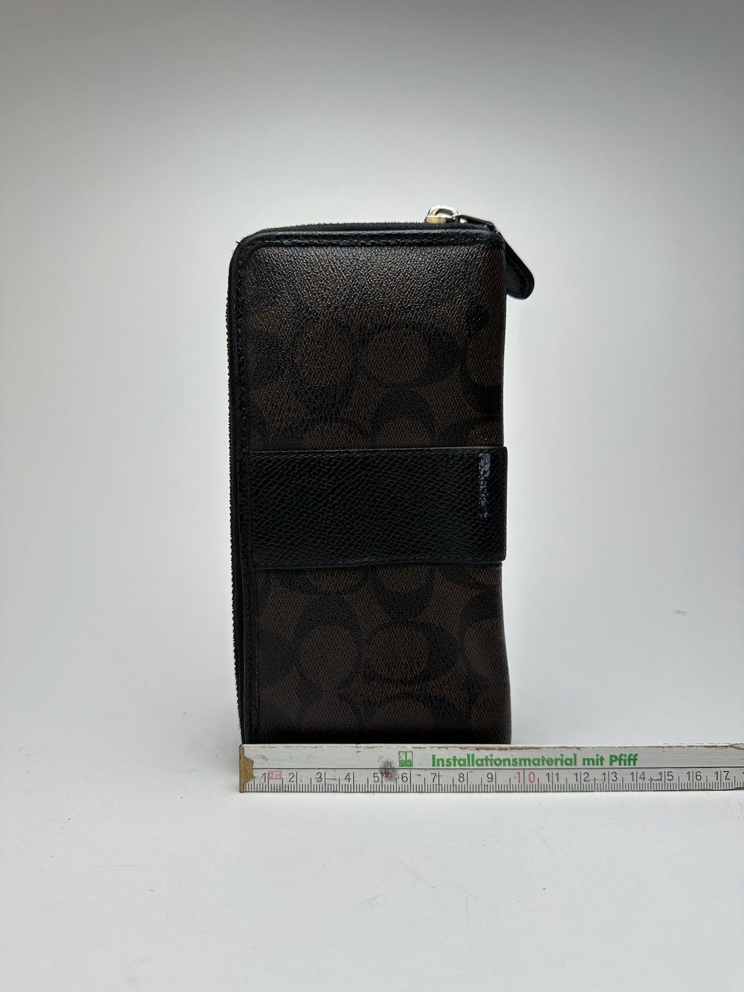 Vintage Coach Leather wallet black purple