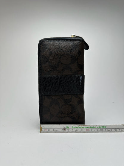 Vintage Coach Leather wallet black purple