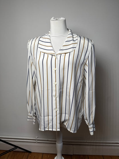 Vintage Balenciaga Striped Shirt M