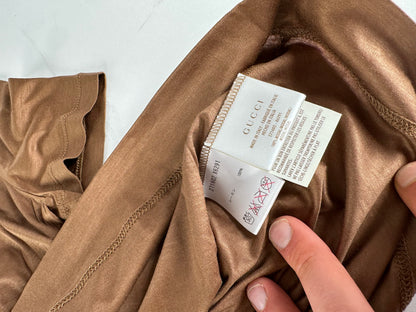 Vintage Gucci GG Shirt Brown M
