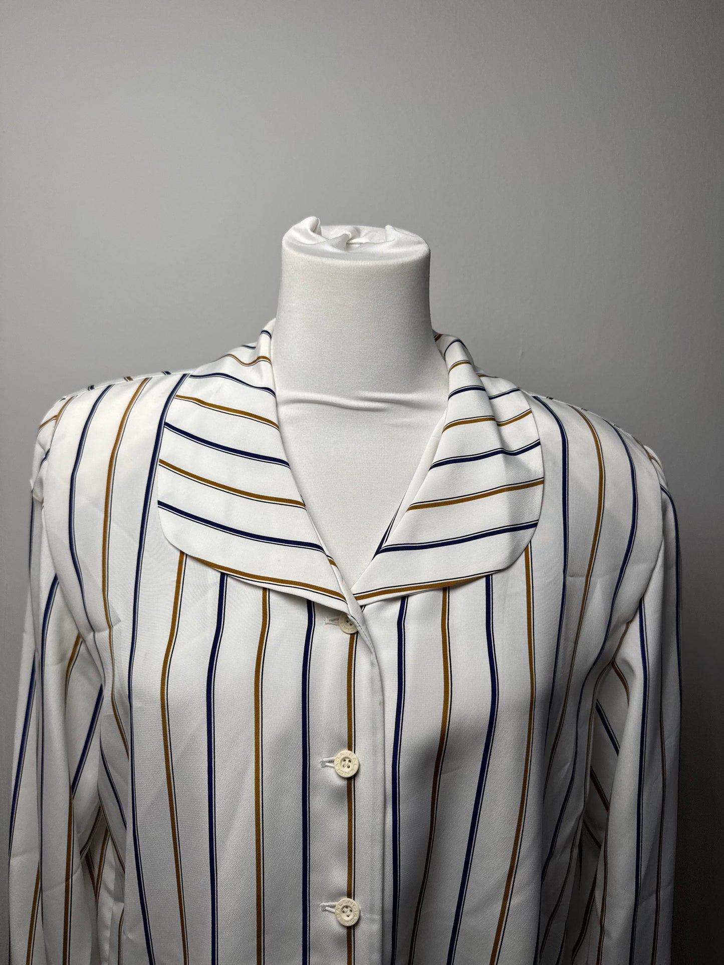 Vintage Balenciaga Striped Shirt M