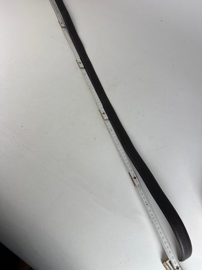 Vintage Yves Saint Laurent Snake Emblossed Leather Belt Black