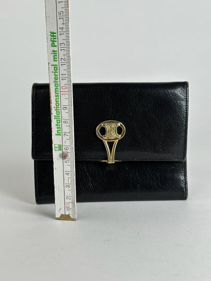 Vintage Celine Paris Leather Wallet black