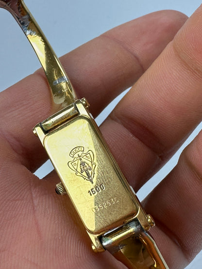 Vintage Gucci Horsebit Watch Golden