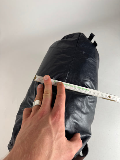 Vintage Celine Paris Faux Leather Bag Marine/black