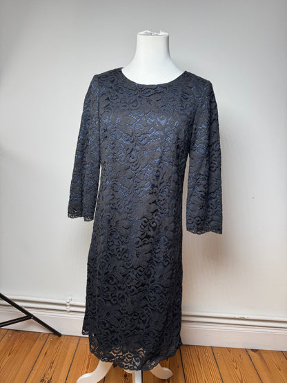 Vintage Courreges Dress Blue Black 38/M