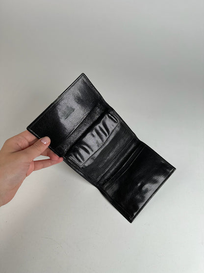 Vintage Celine Paris Leather Wallet black