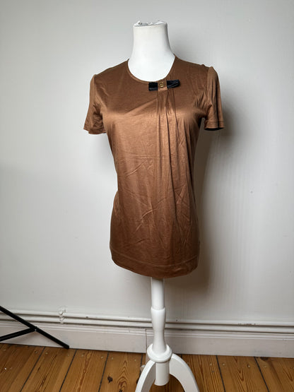 Vintage Gucci GG Shirt Brown M