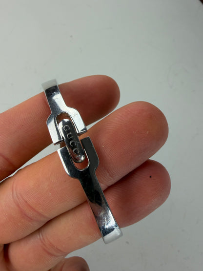 Vintage Gucci Stainless Steel Bracelet Watch Silver
