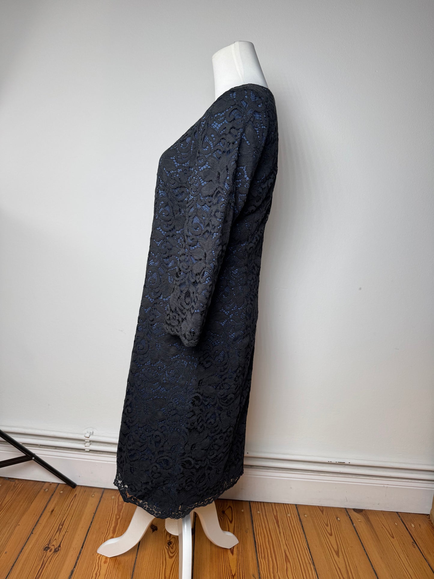 Vintage Courreges Dress Blue Black 38/M