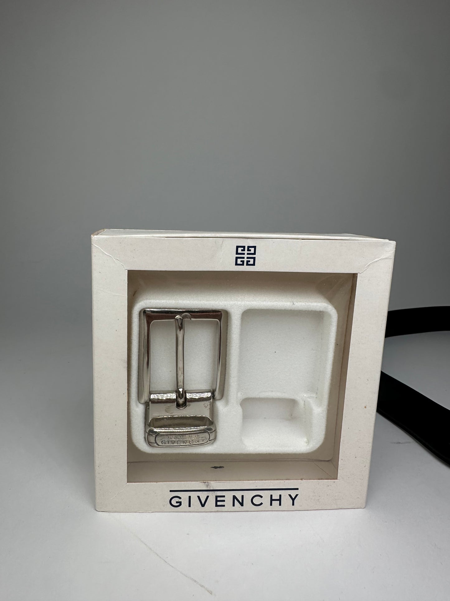 Givenchy Leather Belt Set Black New