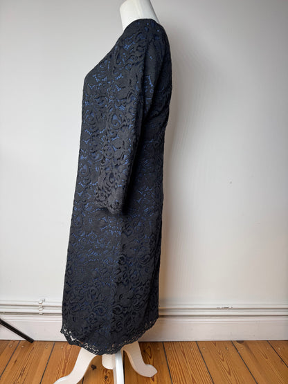 Vintage Courreges Dress Blue Black 38/M