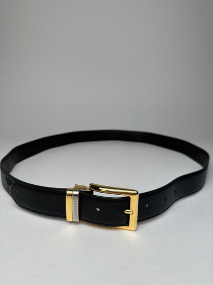 Givenchy Leather Belt Set Black New