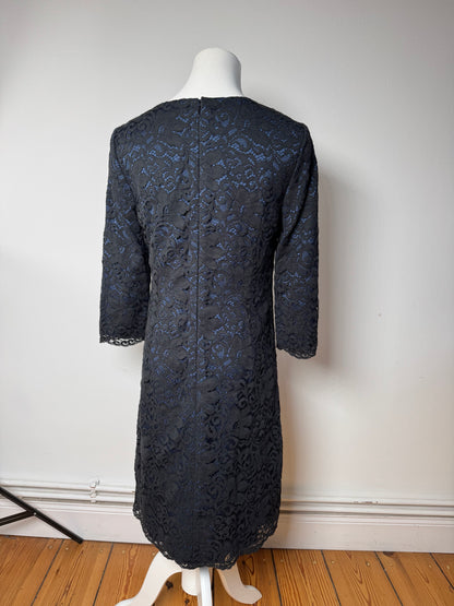 Vintage Courreges Dress Blue Black 38/M