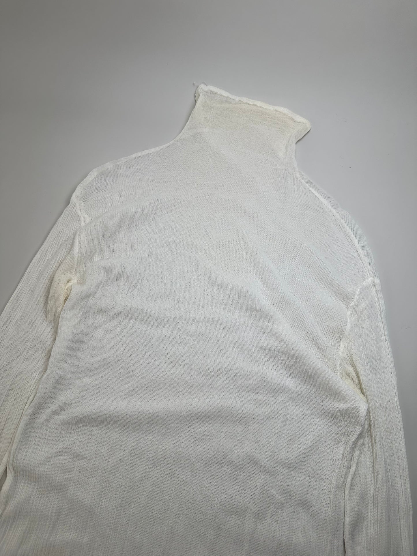 Vintage Issey Miyake Cotton Top White M