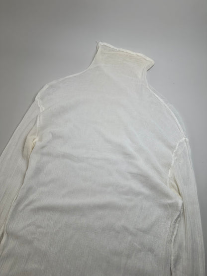 Vintage Issey Miyake Cotton Top White M