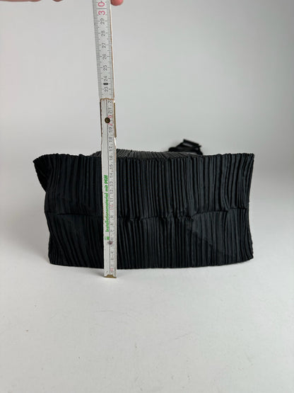 Vintage Issey Miyake Pleated Bag Black