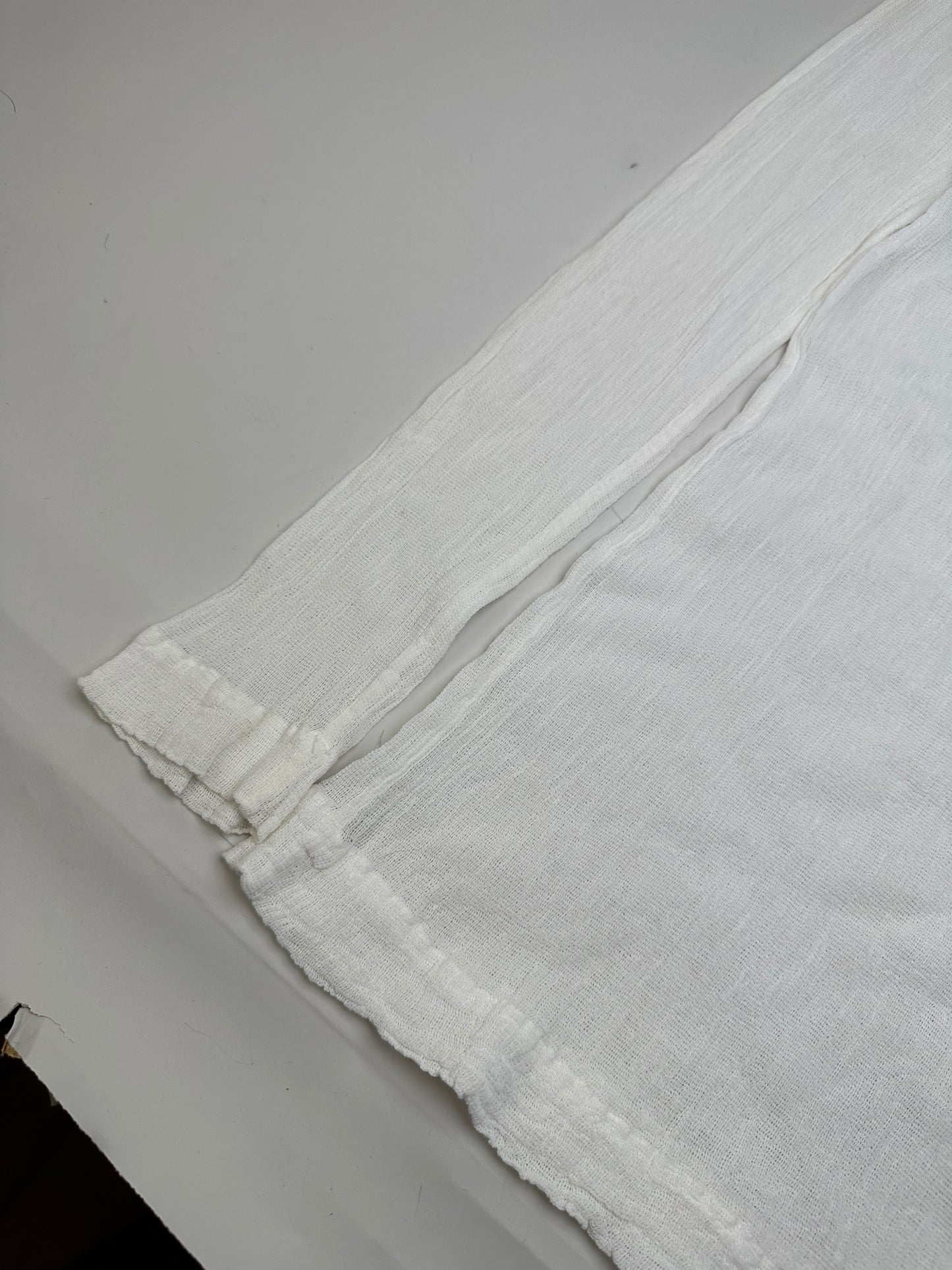 Vintage Issey Miyake Cotton Top White M