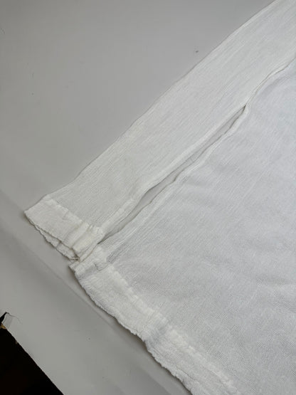 Vintage Issey Miyake Cotton Top White M