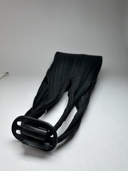 Vintage Issey Miyake Pleated Bag Black