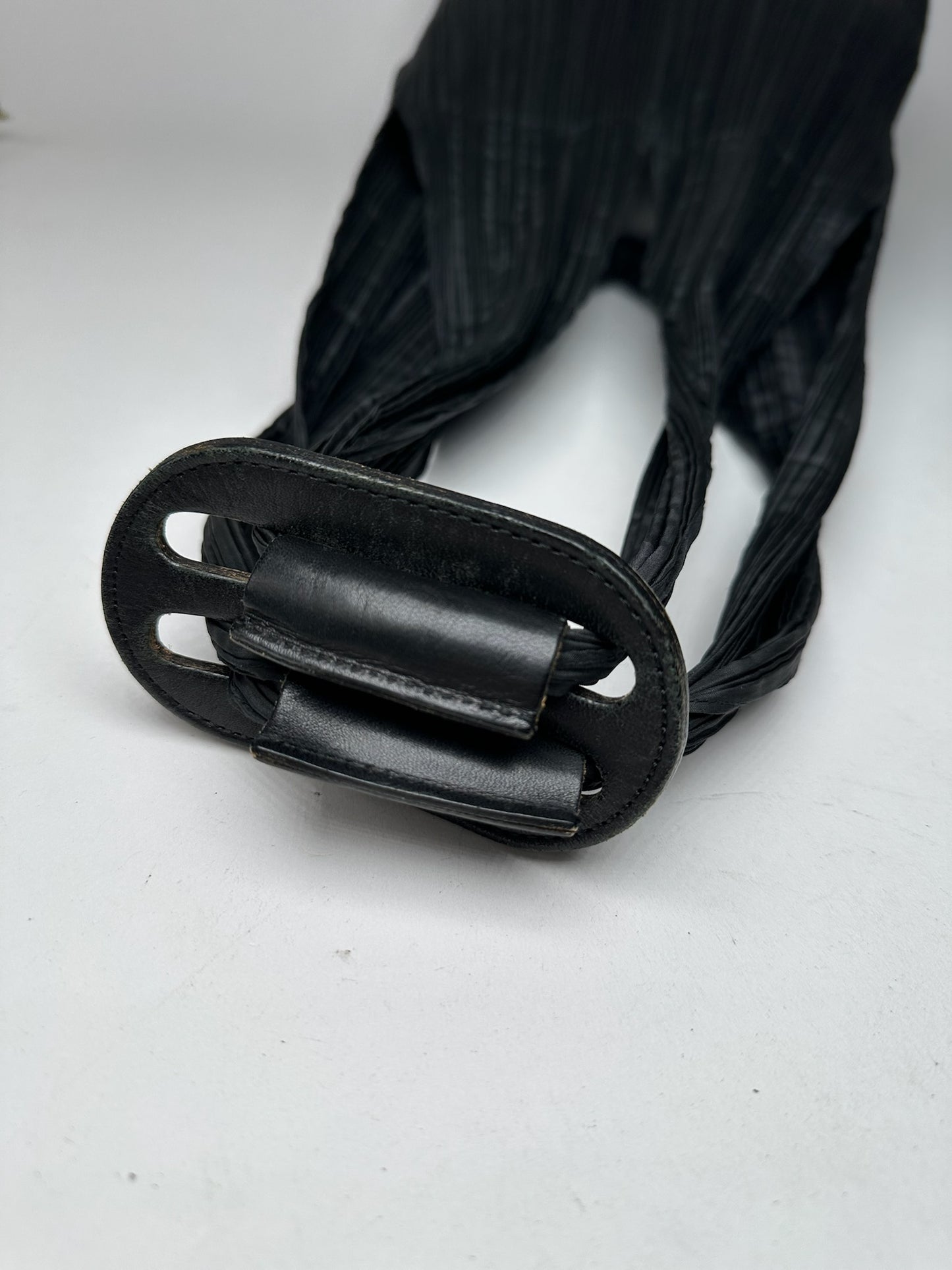 Vintage Issey Miyake Pleated Bag Black