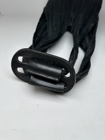Vintage Issey Miyake Pleated Bag Black