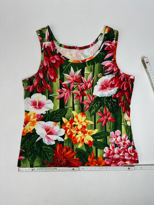 Vintage Dior Floral Top multicolor