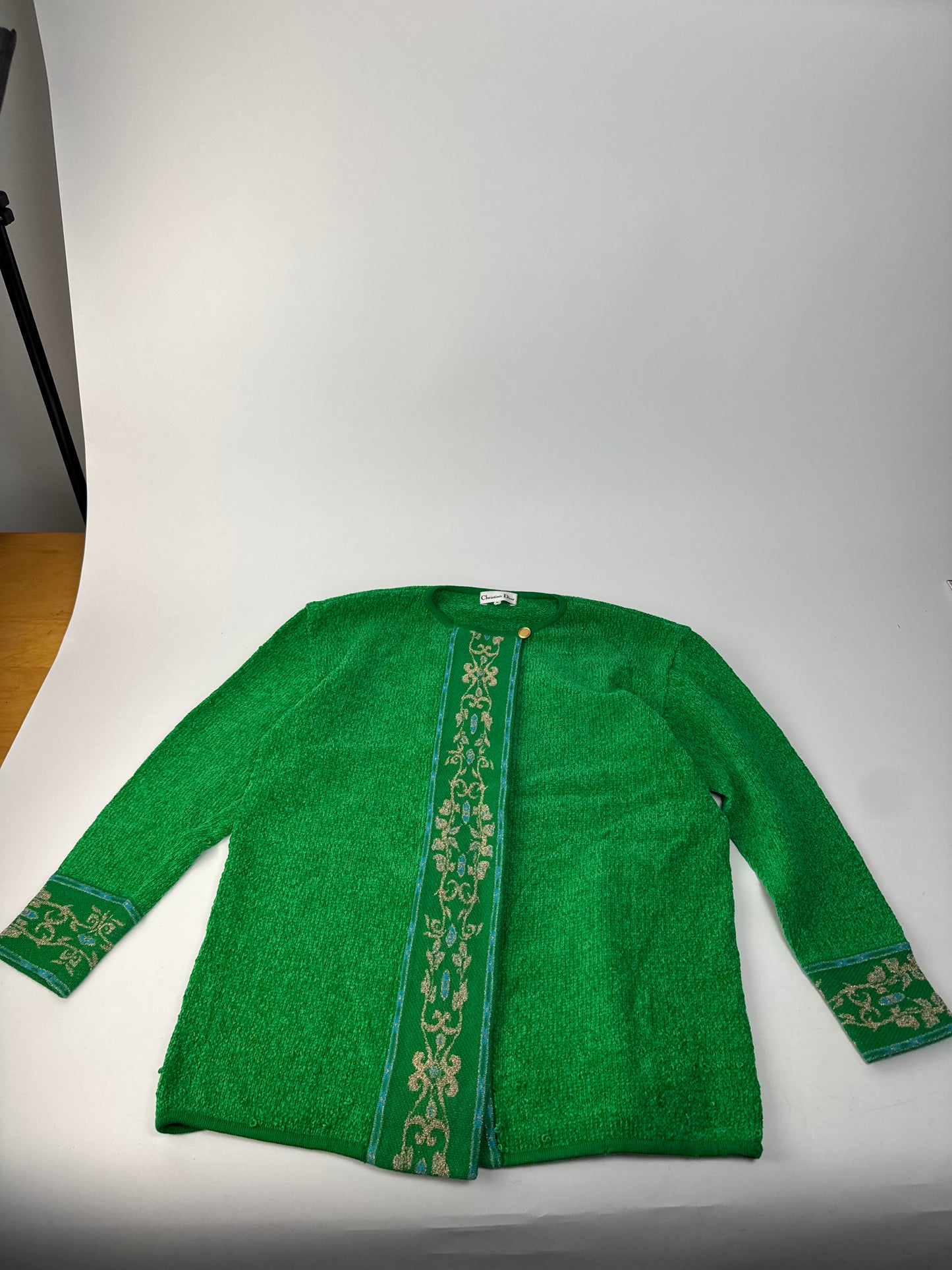 Vintage Dior dress green M/L