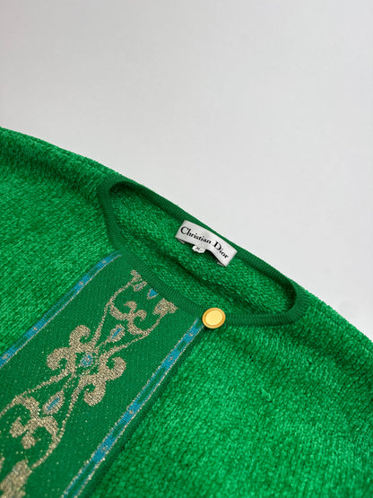 Vintage Dior dress green M/L