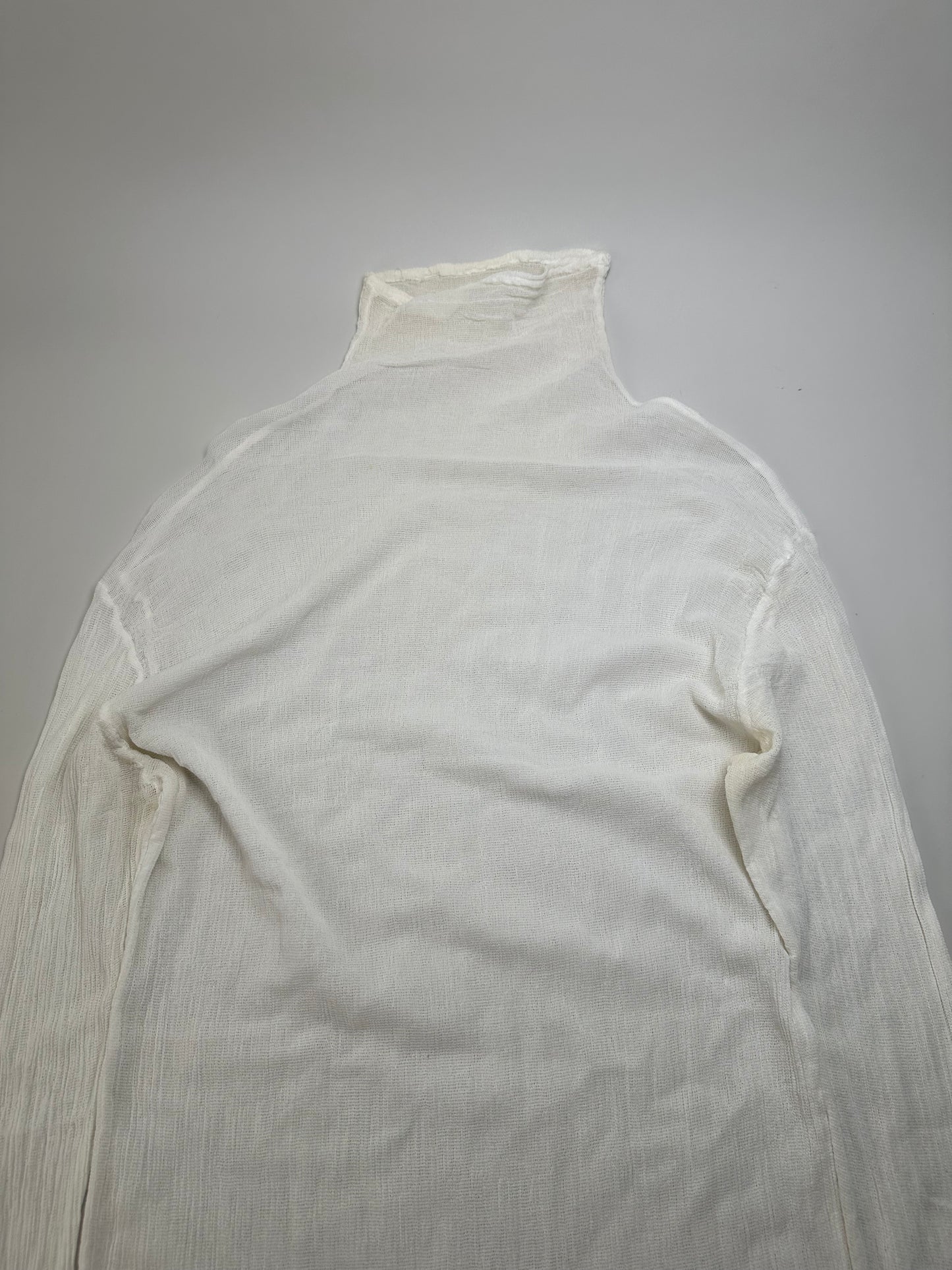 Vintage Issey Miyake Cotton Top White M