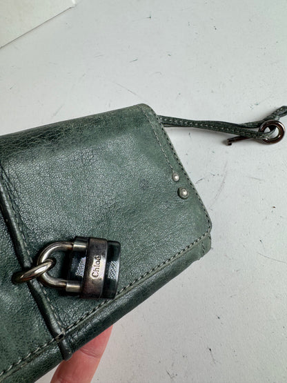 Vintage Chloe Paddington Leather wallet Blue