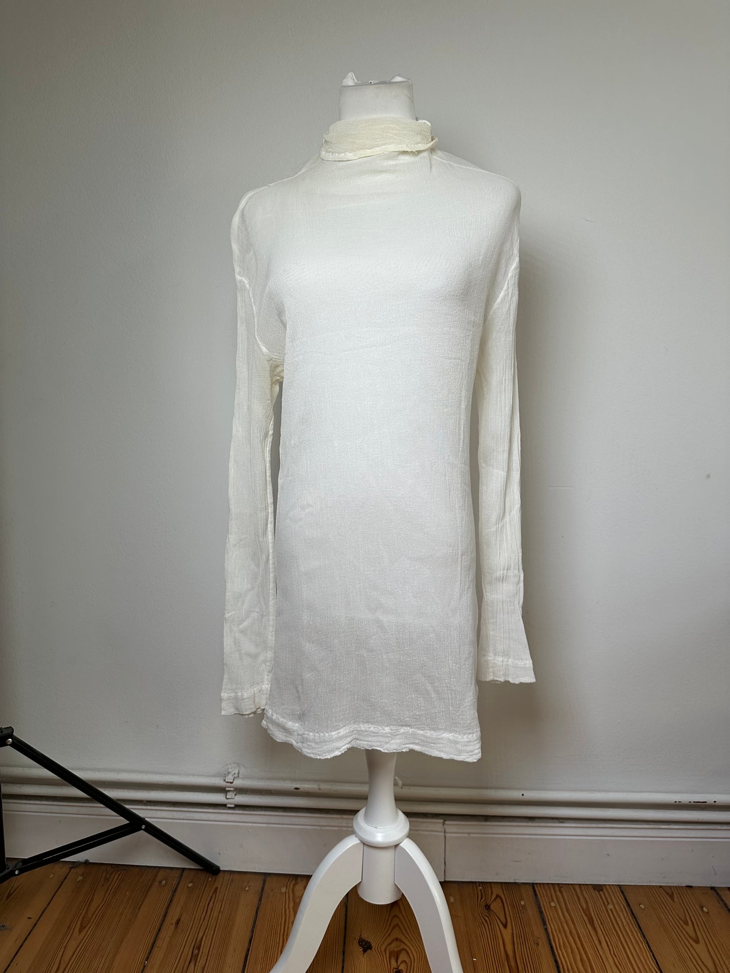 Vintage Issey Miyake Cotton Top White M