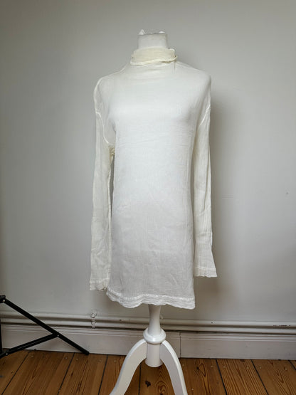Vintage Issey Miyake Cotton Top White M