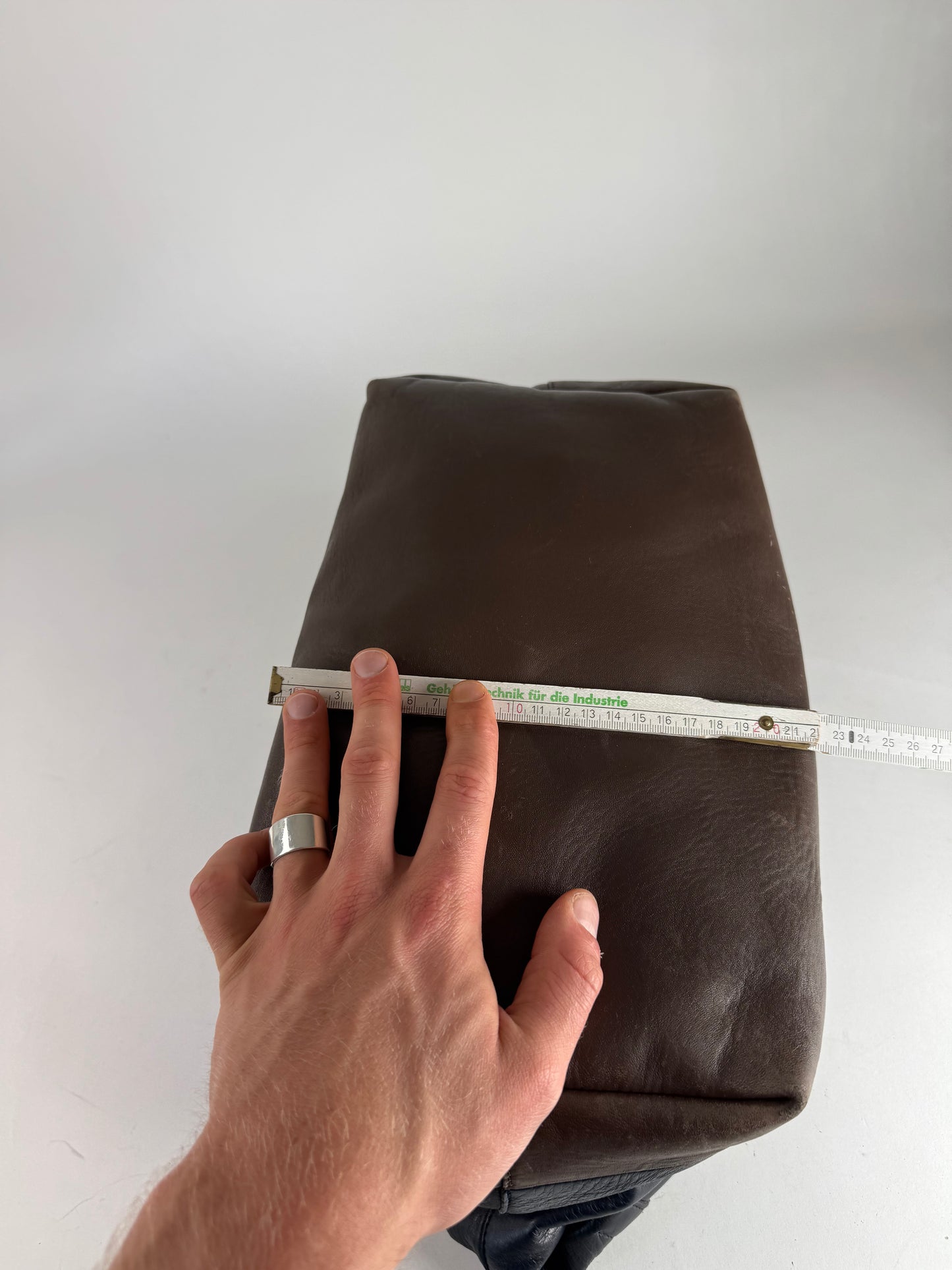 Vintage Marni Leather Bag Marine Black Brown