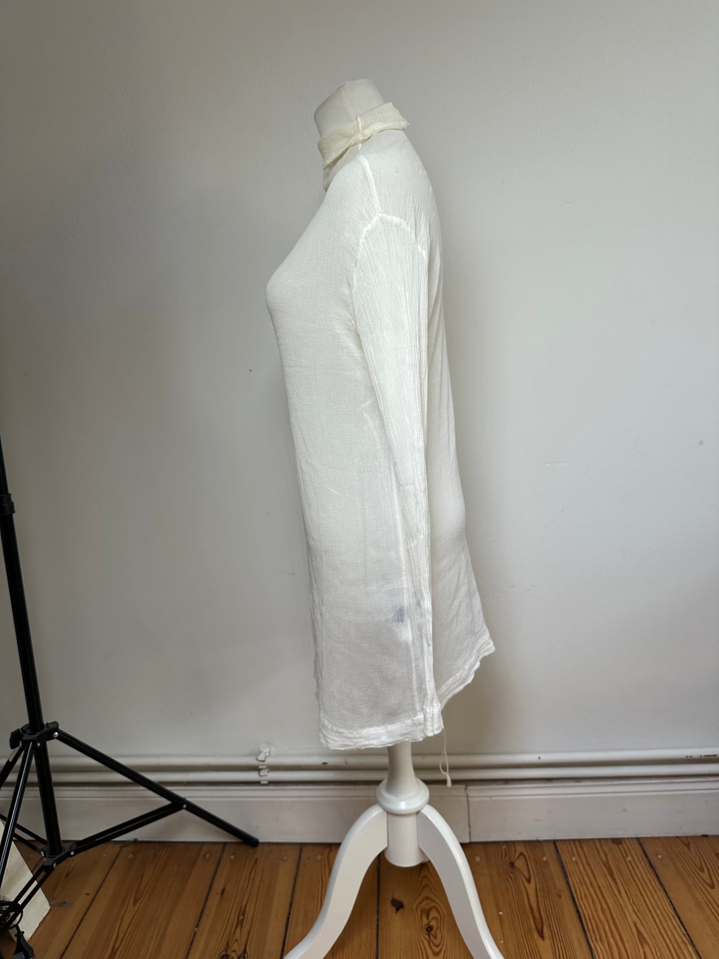 Vintage Issey Miyake Cotton Top White M
