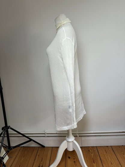 Vintage Issey Miyake Cotton Top White M