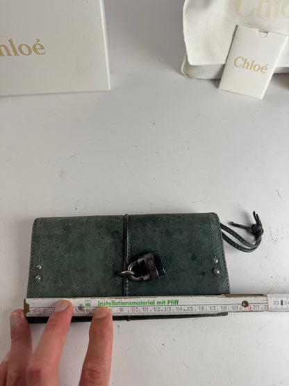 Vintage Chloe Paddington Leather wallet Blue