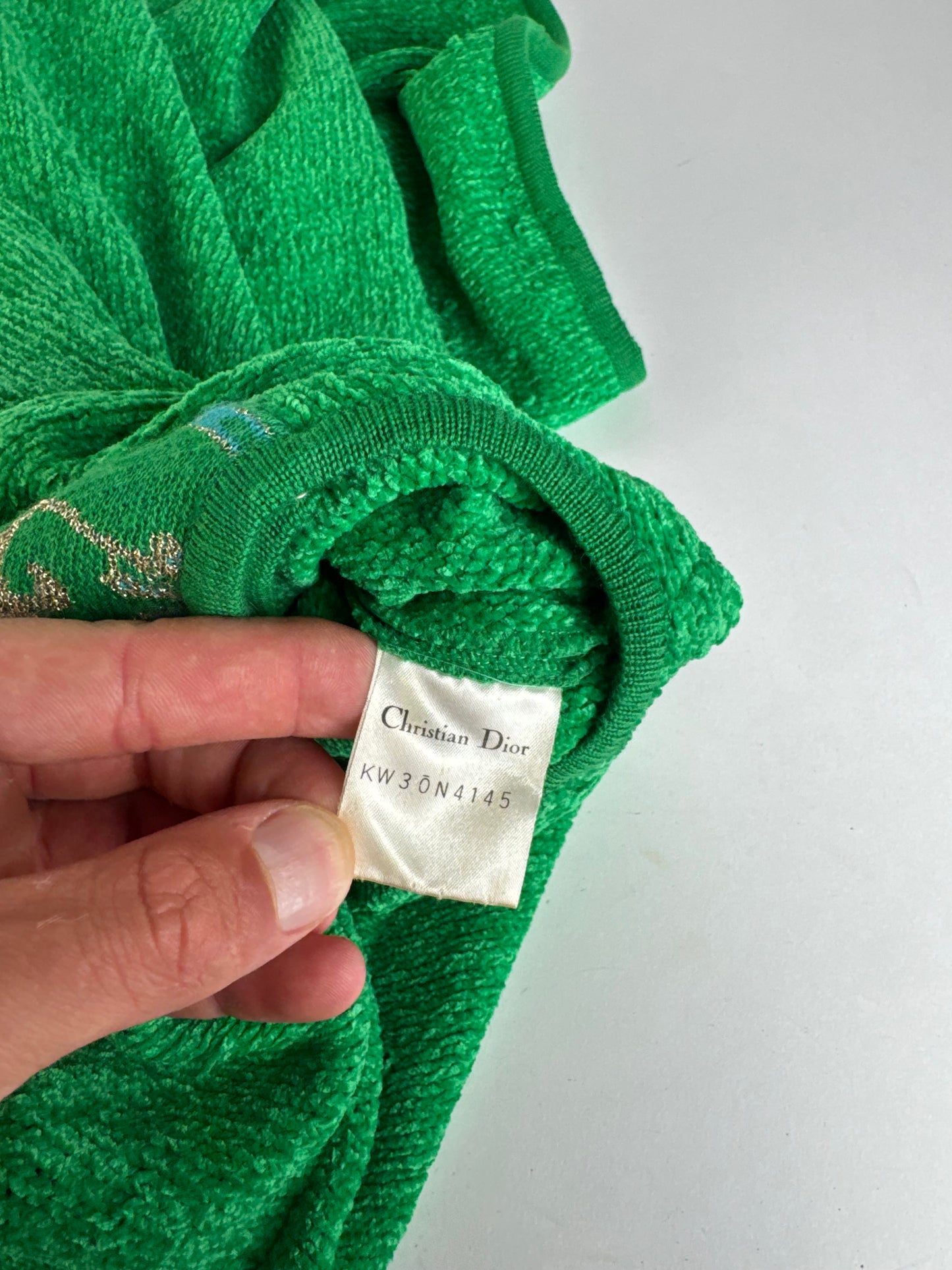 Vintage Dior dress green M/L