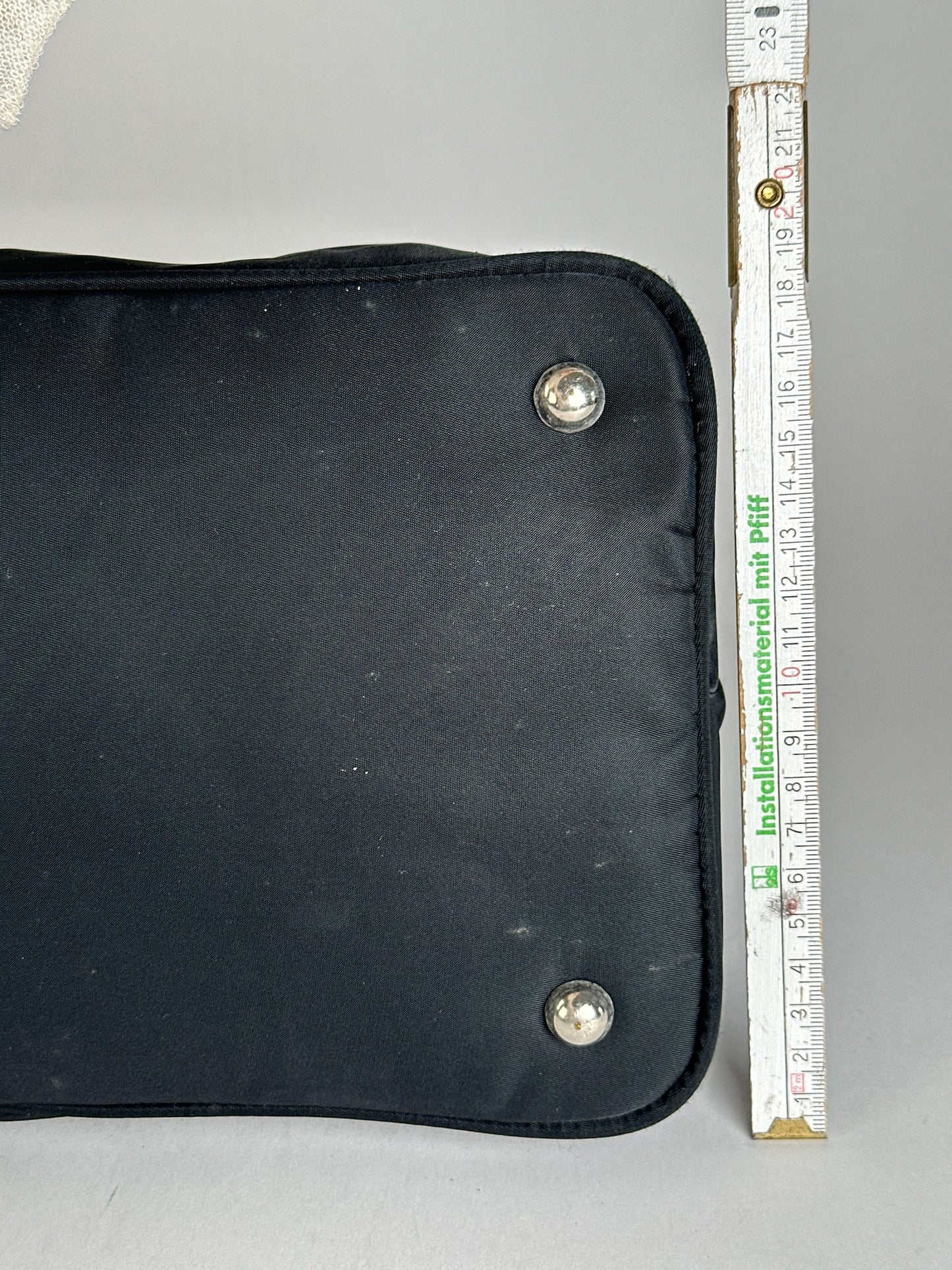 Sac vintage en toile Yohji Yamamoto noir