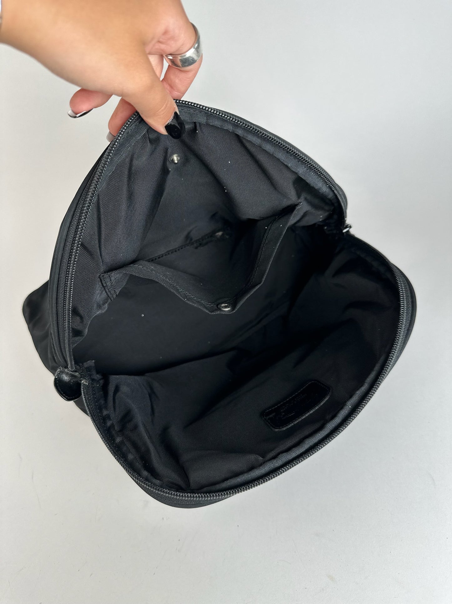 Sac vintage en toile Yohji Yamamoto noir