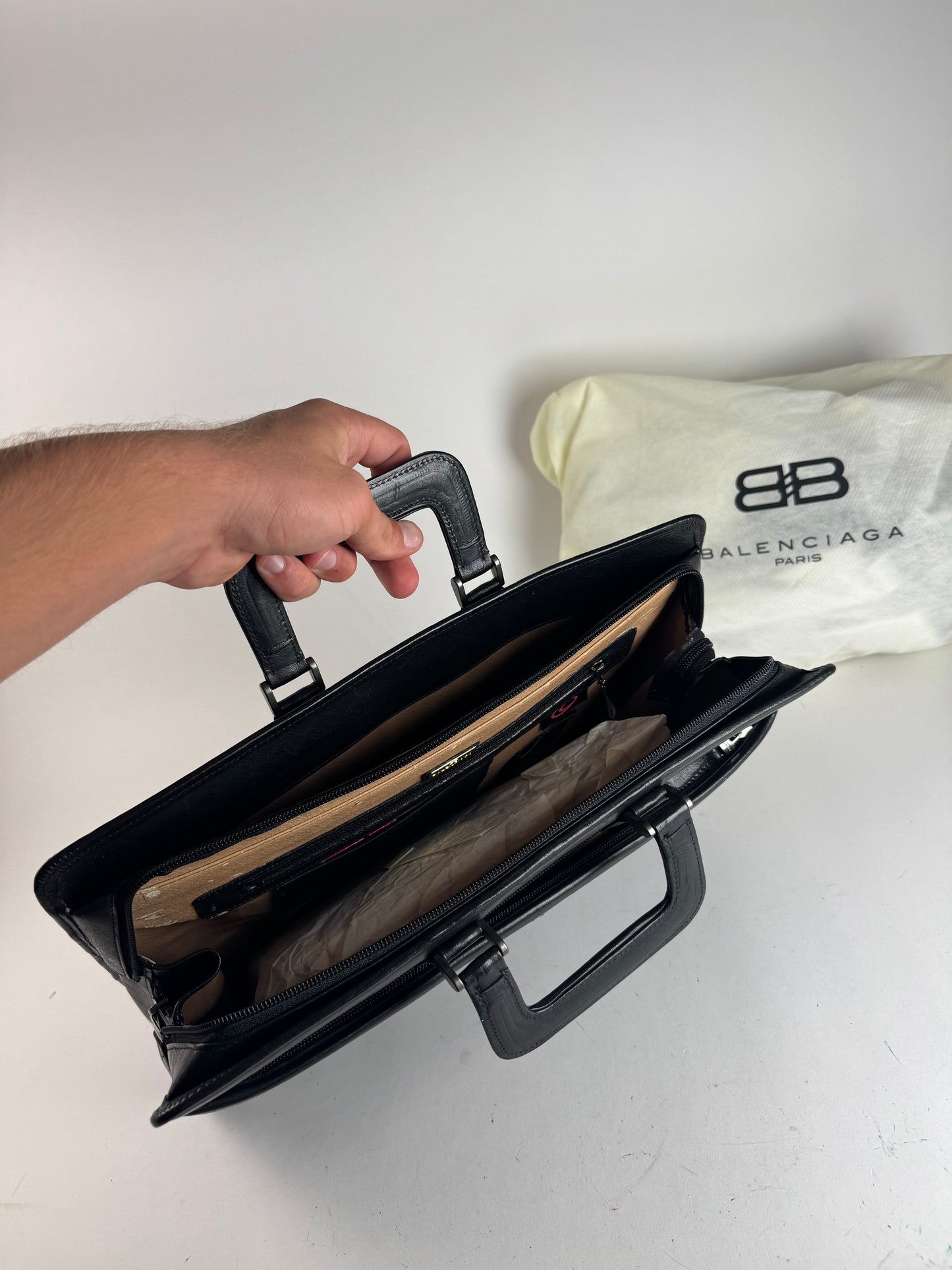 Sac Balenciaga vintage en cuir noir