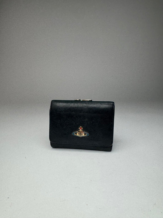 Vintage Vivienne Westwood Leather Wallet Black