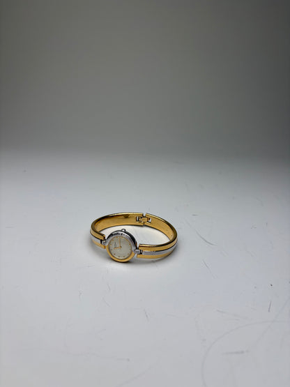 Vintage Courreges Bracelet Watch Gold Silver