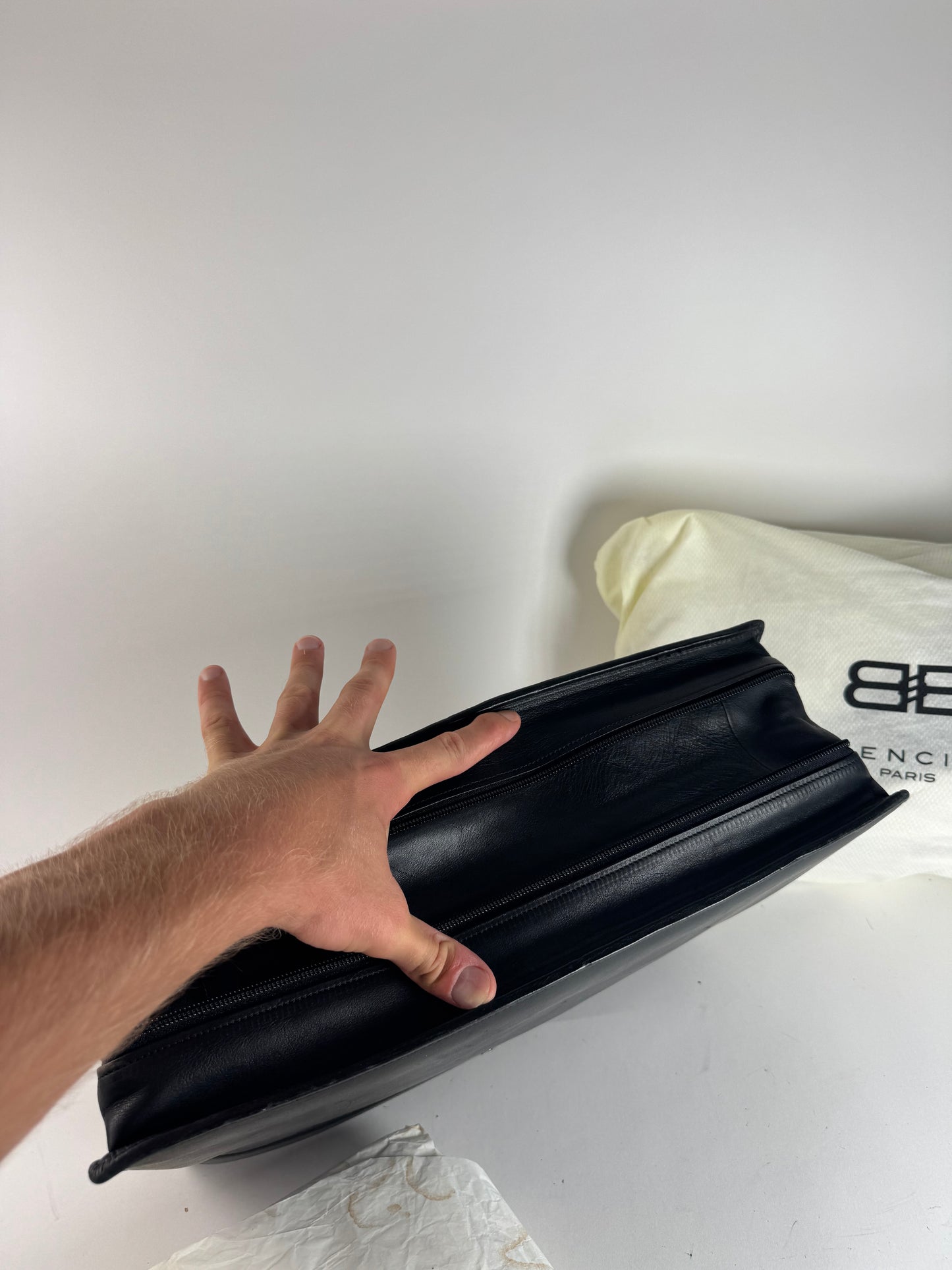 Sac Balenciaga vintage en cuir noir