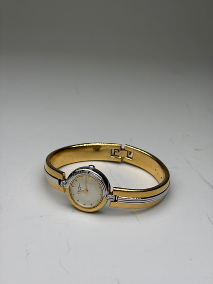 Vintage Courreges Bracelet Watch Gold Silver