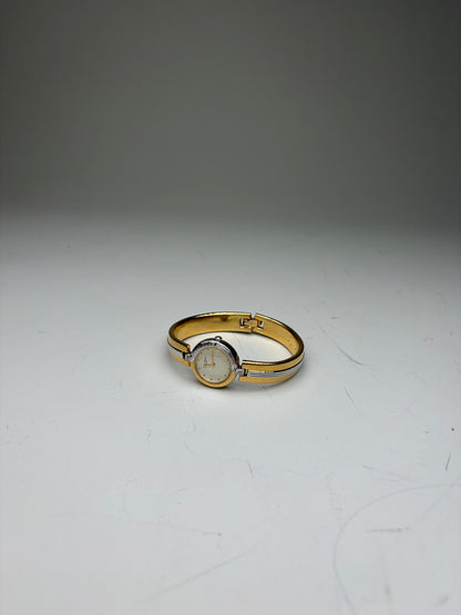 Vintage Courreges Bracelet Watch Gold Silver