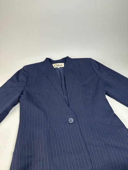 Vintage Chloe Wool Blazer Navy L