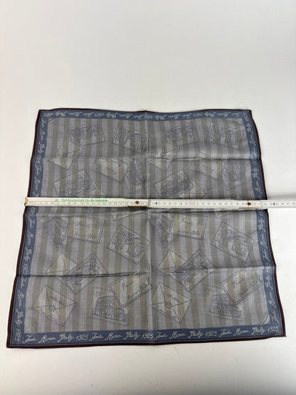 Vintage Fendi Striped scarf grey